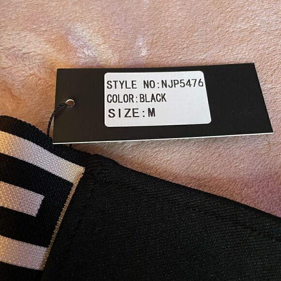 NWT Women’s Black/ Beige/One Shoulder/Bandage/Party/Formal Jumpsuit Size - Picture 9 of 11